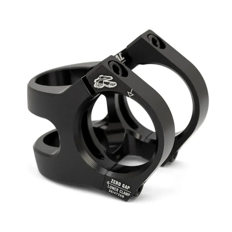 Renthal H/Bar Stems - Apex 35 V2 in Black/Black - 33mm/40mm/50mm-1
