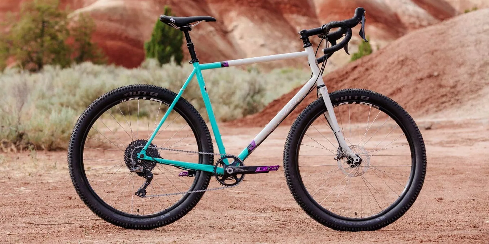 All-City Gorilla Monsoon Sram apex 1x Grey/Turquoise