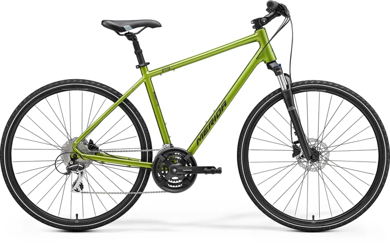Merida Crossway 20D Hybrid Bike in Green
