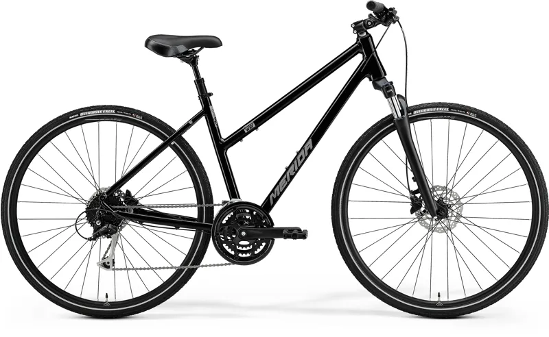 Merida Women's Crossway 100  Hybrid Bike in Black