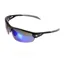 BZ Optics PHO Bi-focal Blue Mirror Glasses in Matt Black