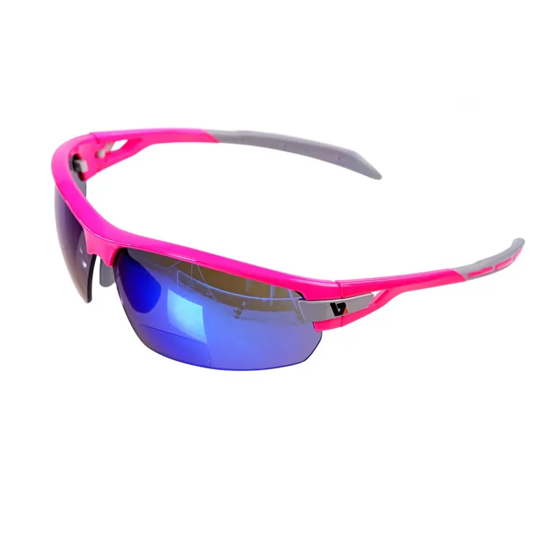 BZ Optics PHO Bi-focal Blue Mirror Glasses in Pink