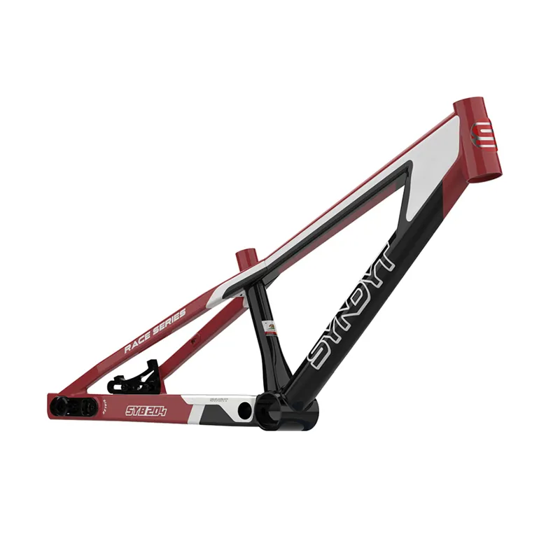 SYNDYT SYB204 Pro - Cruiser BMX Frame in Red-1