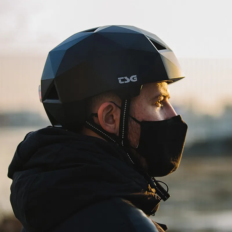 TSG Helmet - Geo Urban in Satin Black-1