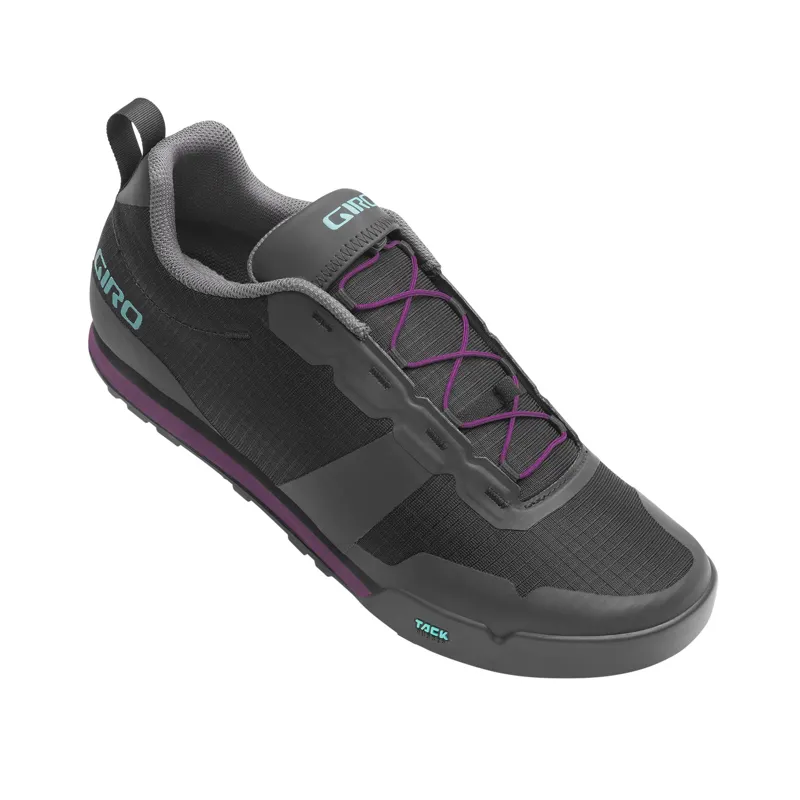 Giro Tracker Fastlace Women's Mtb Cycling Shoes Black / Throwback Purple