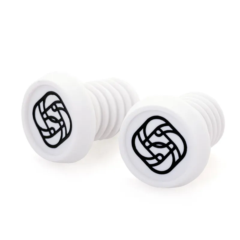 Gusset Grips - BMX Push-In plugs - White