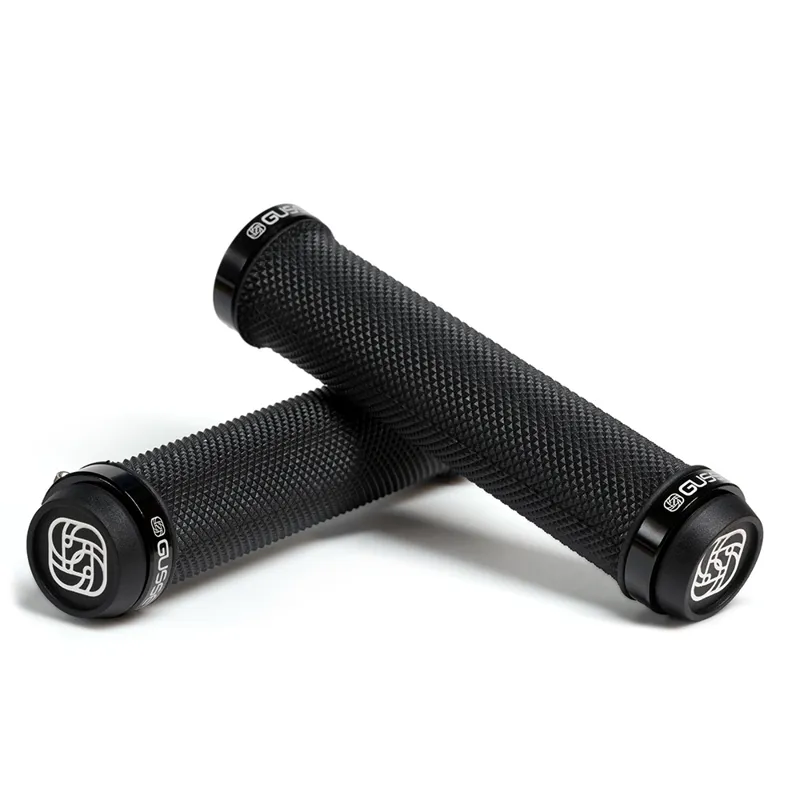 Gusset Grips - Double File Lock-On Firm Grips - Black