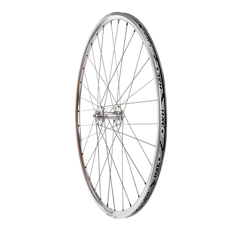 Halo Retro 700c Front Wheel in Polished Silver