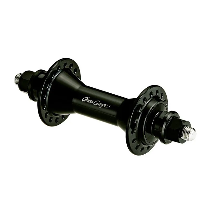Gran Compe SF Track Hub Front Black 32h