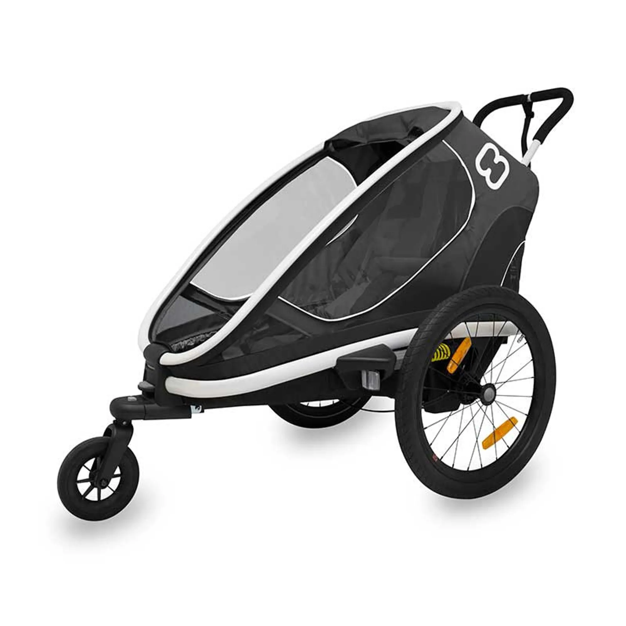 Hamax Outback One Child Bike Trailer: GREY single1