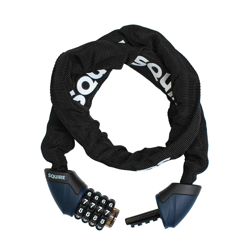 Squire Chainlok 6 - Tough and Lightweight Combination Chain Bike Lock-3