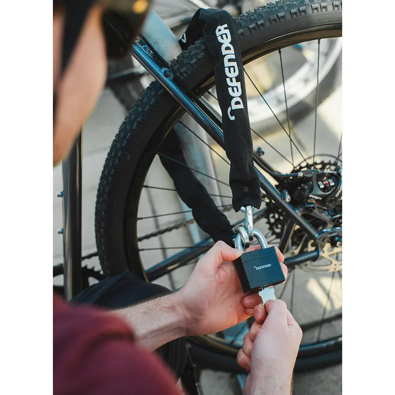 Squire CN8 50PLUS - Tough and Durable Padlock and Chain Set-1