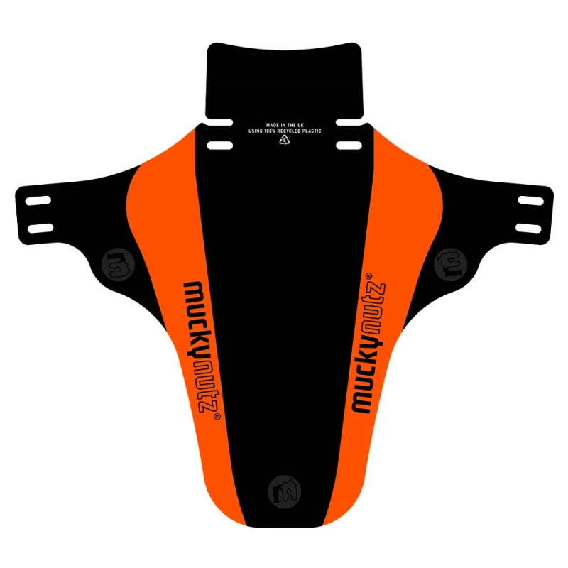 Mucky Nutz Face Fender V2 in Black/Orange