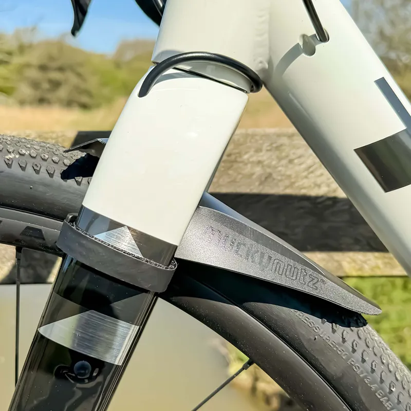 Mucky Nutz Mini Face Fender V2 in Reflective/Black-1