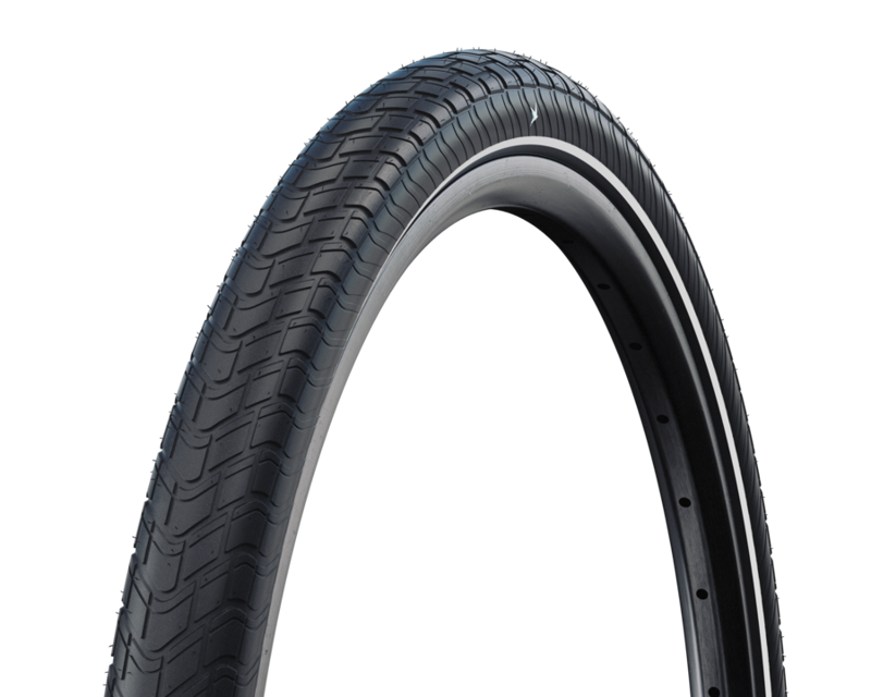 Schwalbe Motion Big Apple 14 x 2.00 Tyre in Black+Reflex