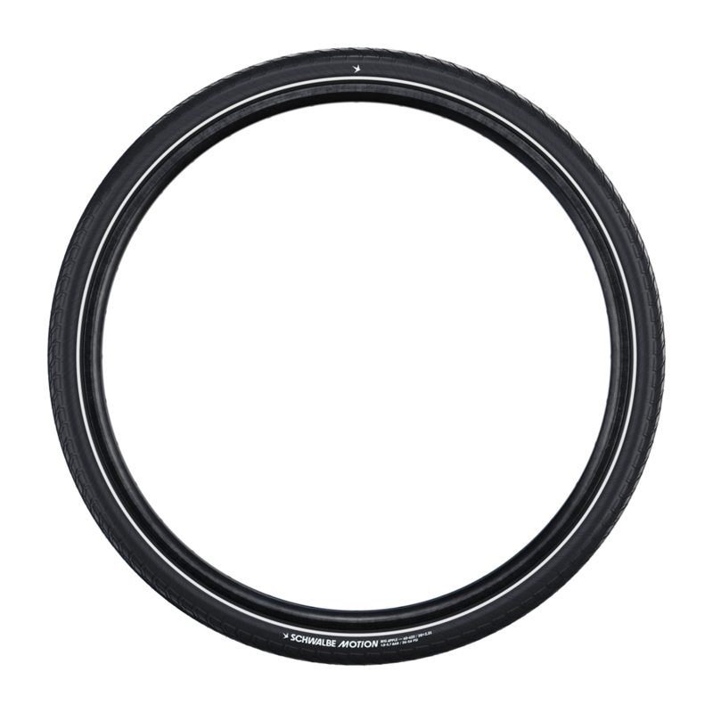 Schwalbe Motion Big Apple 20 x 2.00/2.15 Tyres in Black+Reflex-2