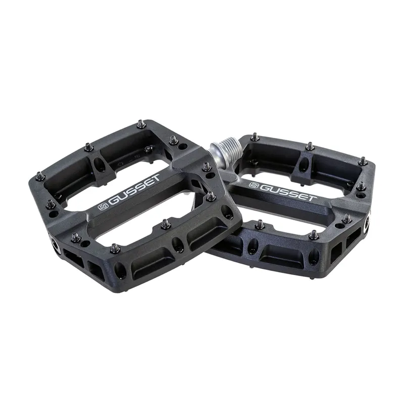 Gusset Components - Slim Jim Nylon Pedals - Black