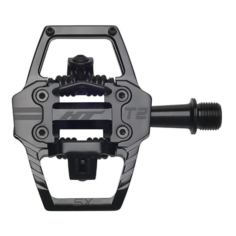 HT Components T2-SX Pedals in Stealth Black