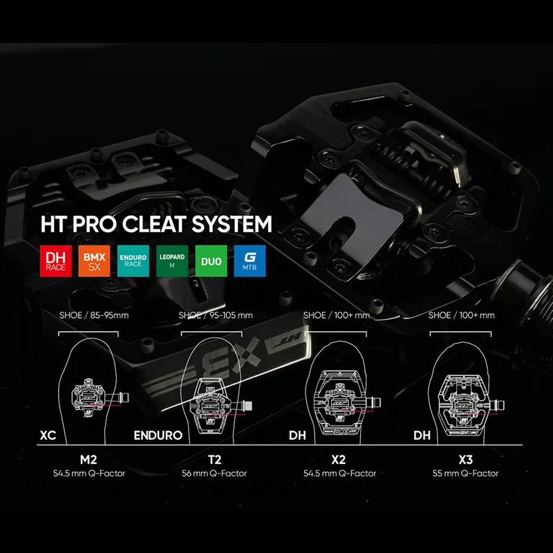 HT Components T2 Pedals in Root Beer-1