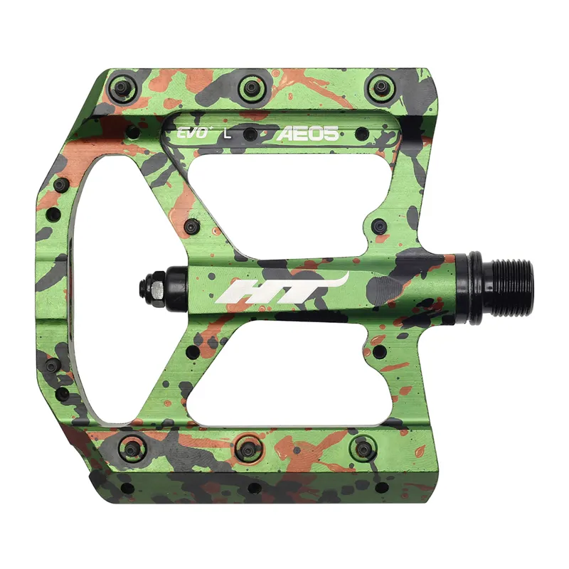 HT Components AE05 Pedals in Green Camo