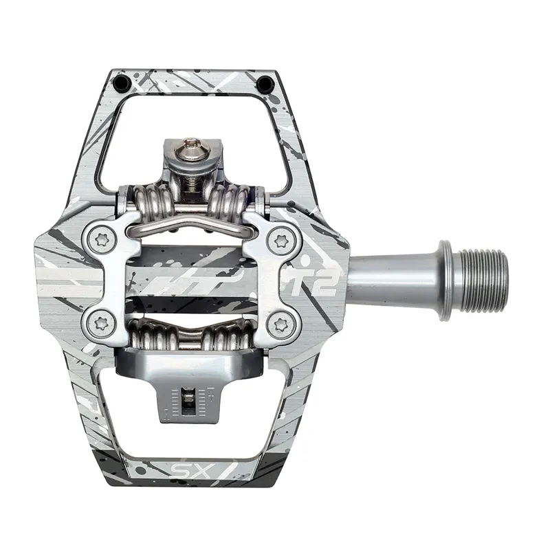 HT Components T2-SX Pedals in Grey Camo