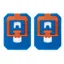 Redshift Mousetrap Pedal Adapters in Blue/Orange