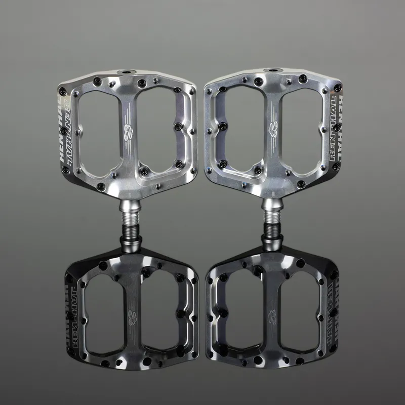 Renthal Pedals - Revo-F in Polished Sliver-3