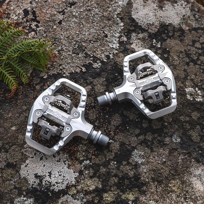 Renthal Pedals - Revo-TRC in Polished Silver-1