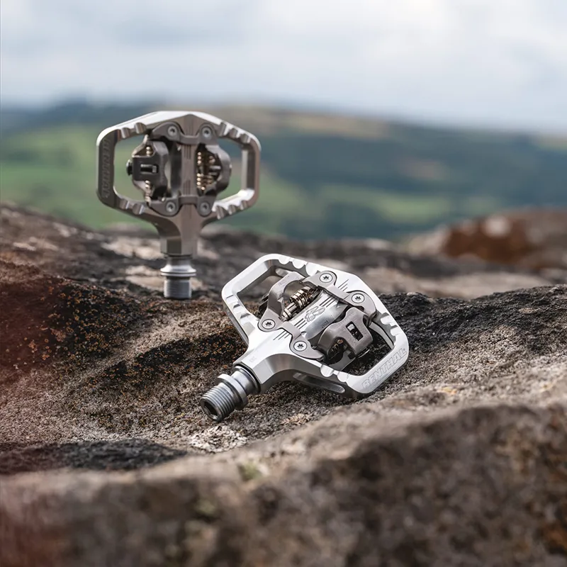 Renthal Pedals - Revo-TRC in Polished Silver-2