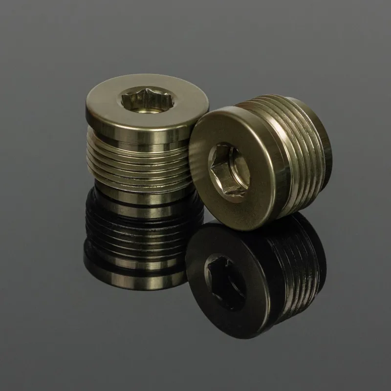 Renthal Spares - Revo-F and Revo-DHC End Caps in AluGold-1