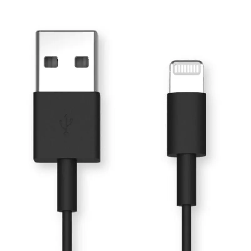 Quad Lock USB-A to Lightening 20cm Cable in Black