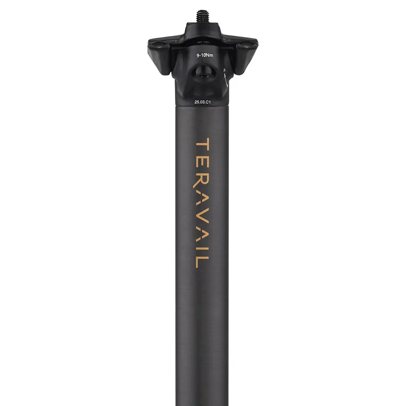 Teravail Stratum Carbon Seatpost 18 Offset in Black - 27.2/30.9/31.6mm-1