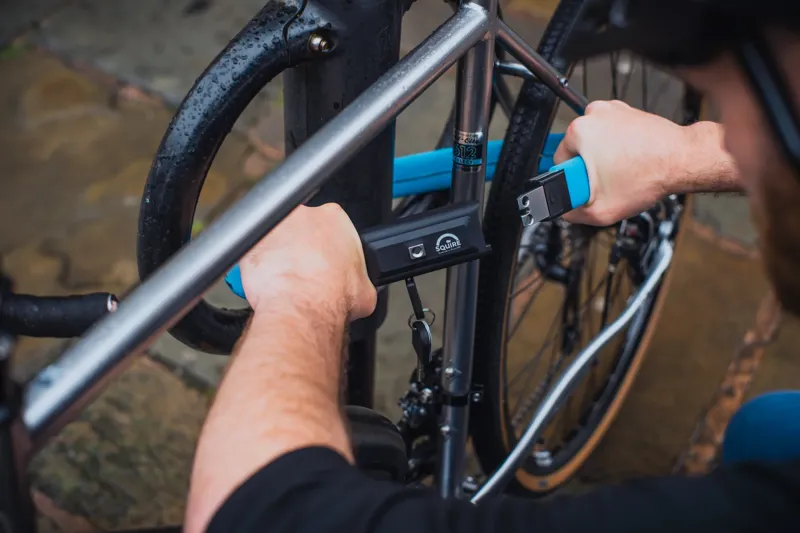 Squire Straplok 35/850 - Tough and Lightweight Wearable Lock Blue-3