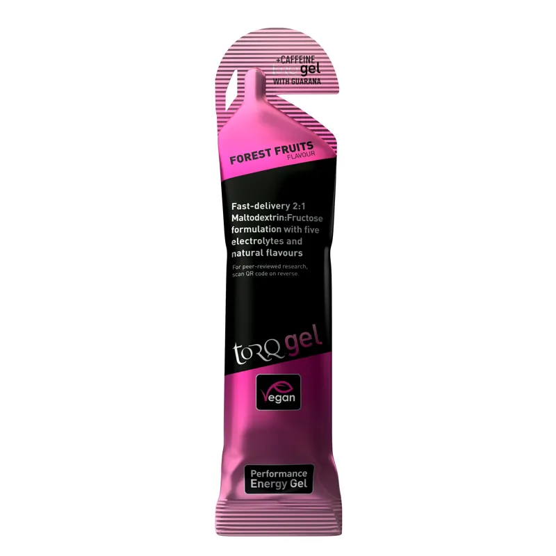 Torq Energy Gel with Guarana - Caffeinated 45g Forest Fruits