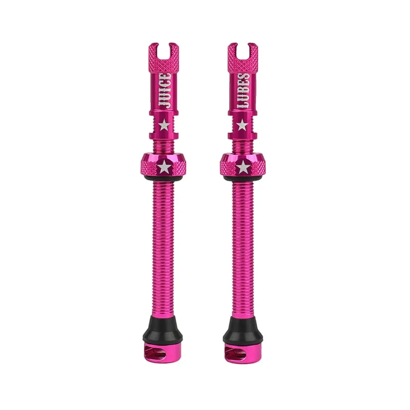 Juice Lubes Tubeless Valves - 65mm in Pink