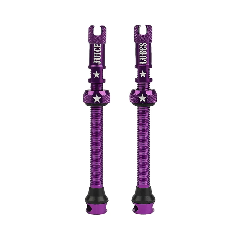 Juice Lubes Tubeless Valves - 65mm in Purple