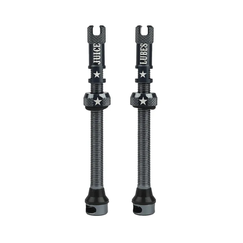Juice Lubes Tubeless Valves - 65mm in Slate
