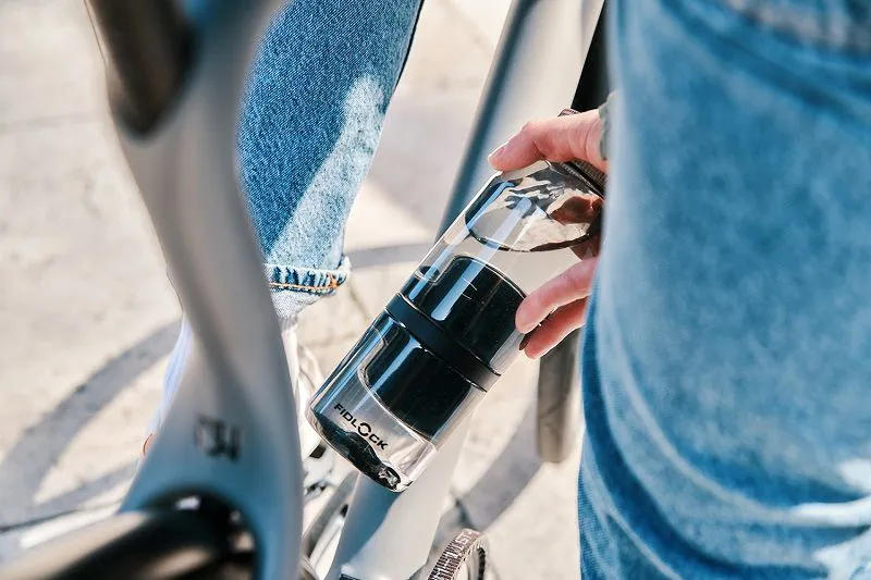 Fidlock TWIST 700 Bottle Life + Bike Base in Smoke-2