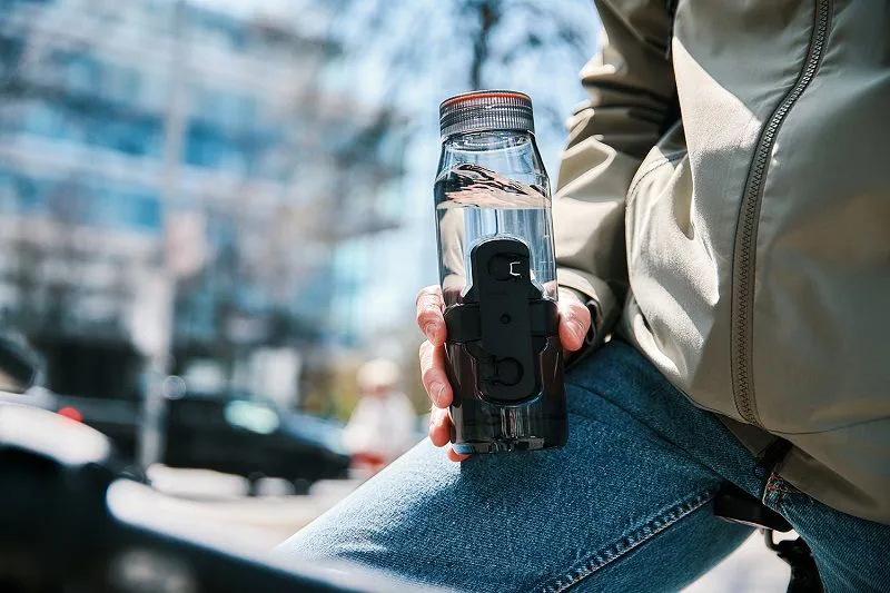 Fidlock TWIST 700 Bottle Life + Bike Base in Smoke-9