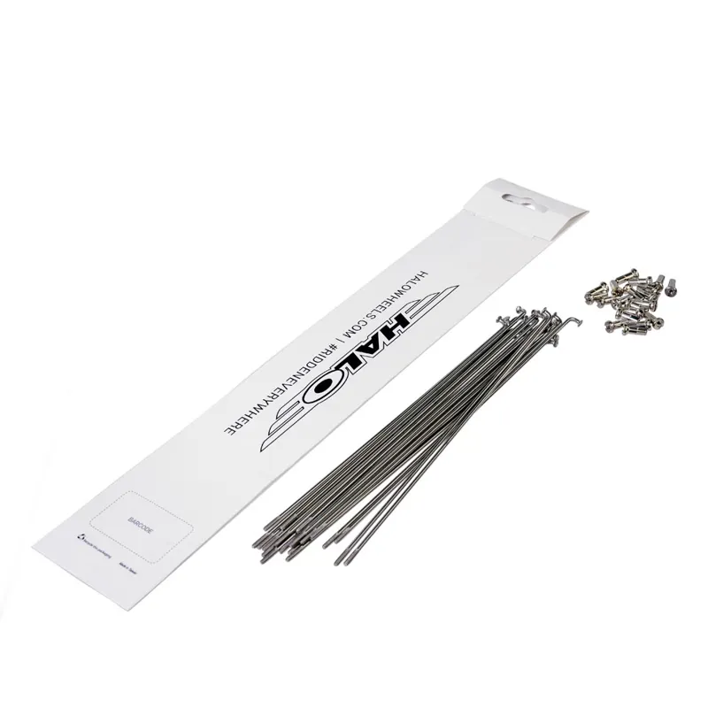 Halo Stainless Spokes 20 Pack Silver-2