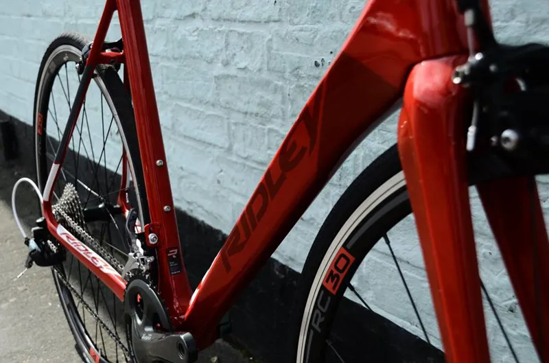 Ridley Fenix Medium Carbon Fibre Endurance Road Bike Tiagra Red-3