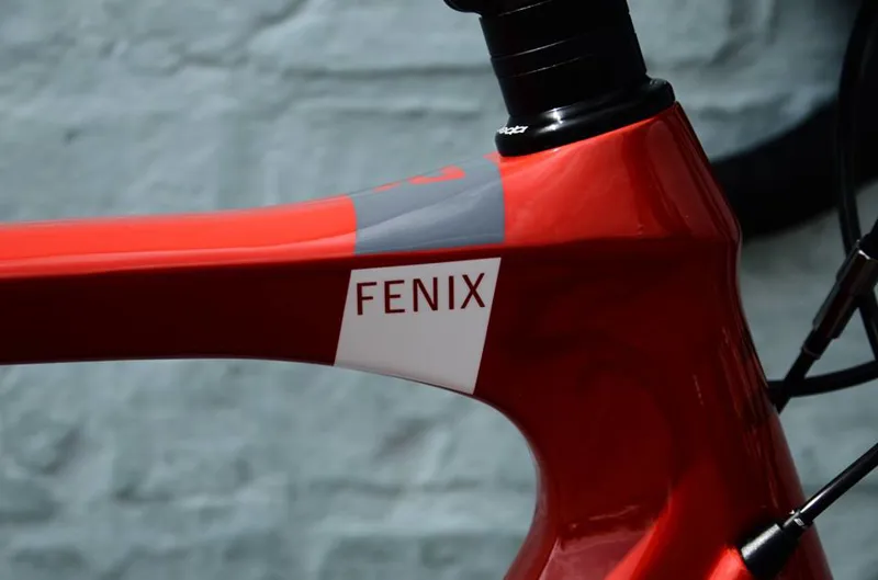 Ridley Fenix Medium Carbon Fibre Endurance Road Bike Tiagra Red-2