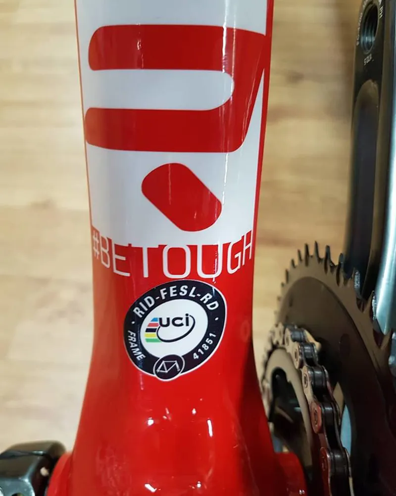 Ridley Fenix Medium Carbon Fibre Endurance Road Bike Tiagra Red-1