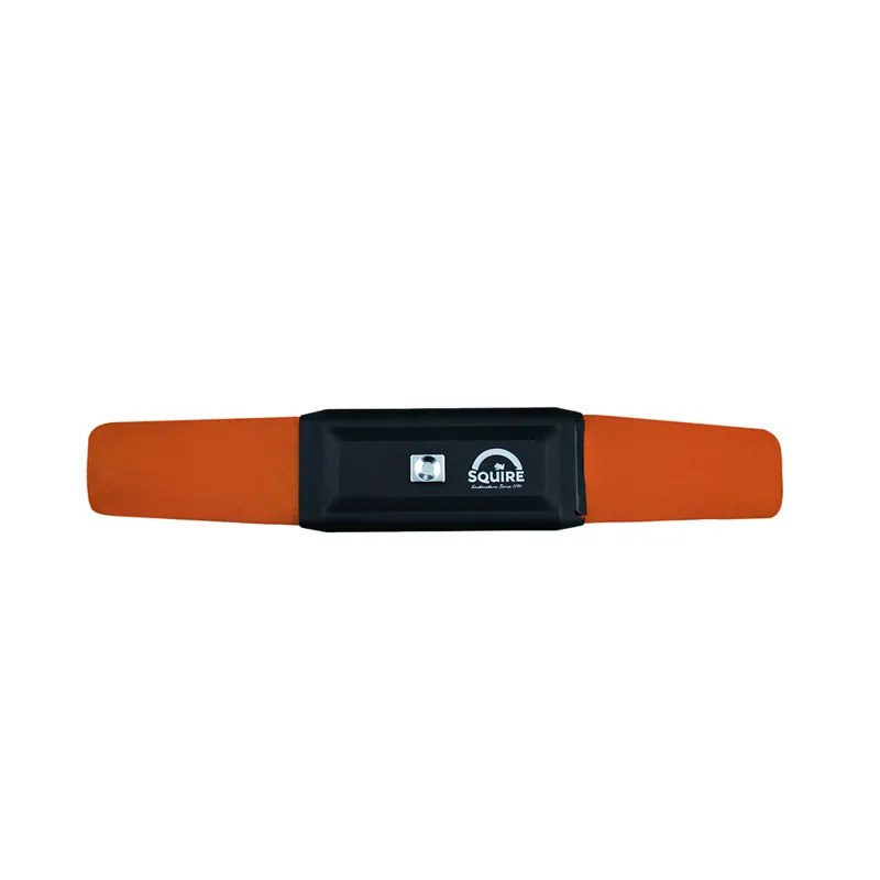 Squire Straplok 35/850 - Tough and Lightweight Wearable Lock Orange