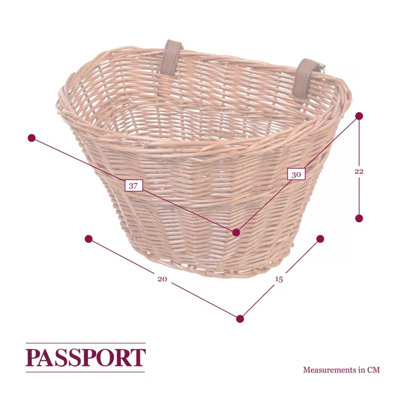 Wicker D- Basket Brown-3