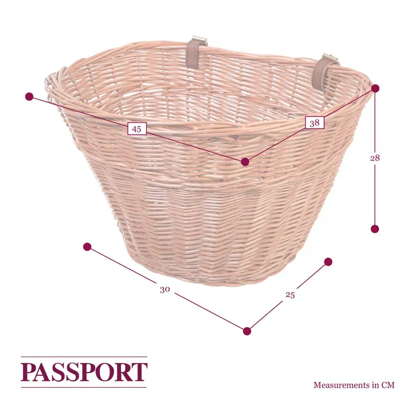 Wicker D- Basket Brown-4
