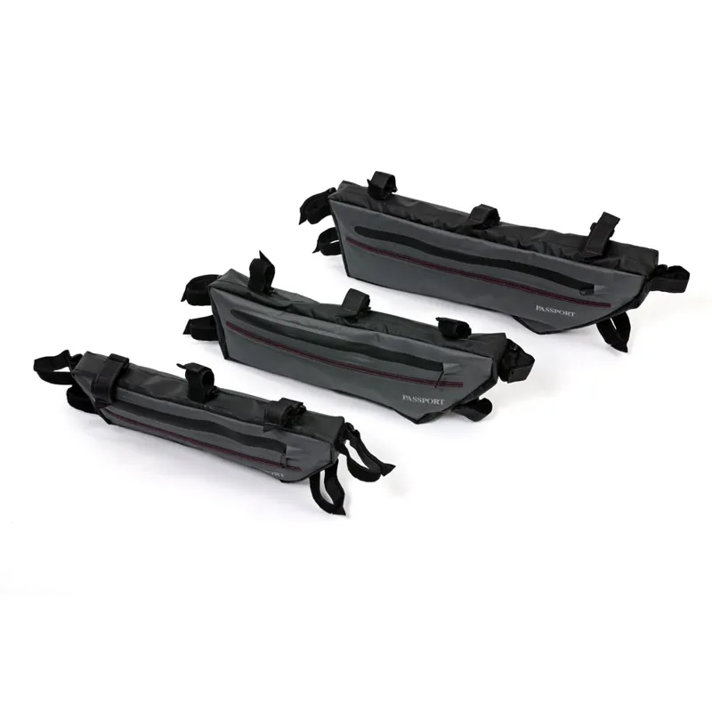 Passport Bikepacking Bicycle Frame Bags in Grey