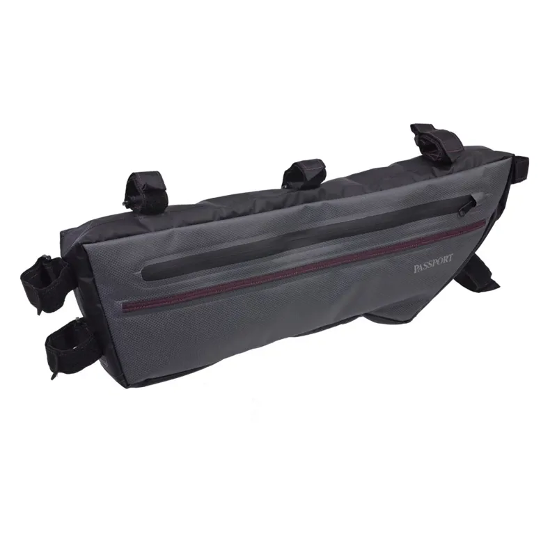 Passport Bikepacking Bicycle Frame Bags in Grey-6