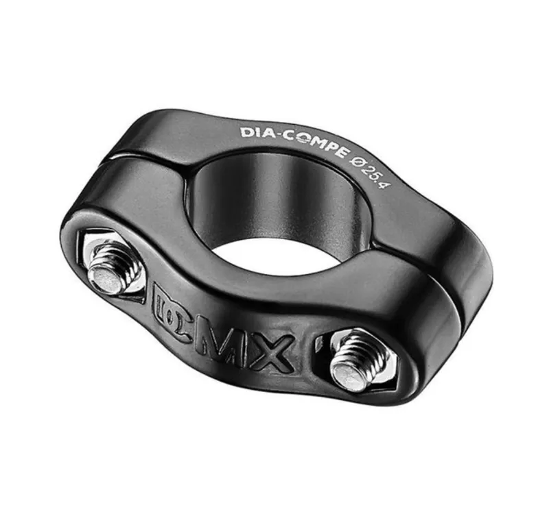 Dia-Compe MX1500 Two Bolt Seat 25.4mm Clamp in Black 