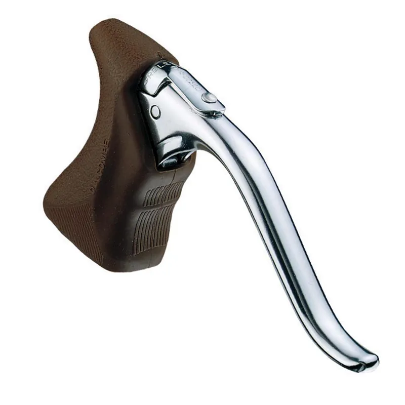 204 QR Hooded Drop levers Brown/Silver 23.8mm